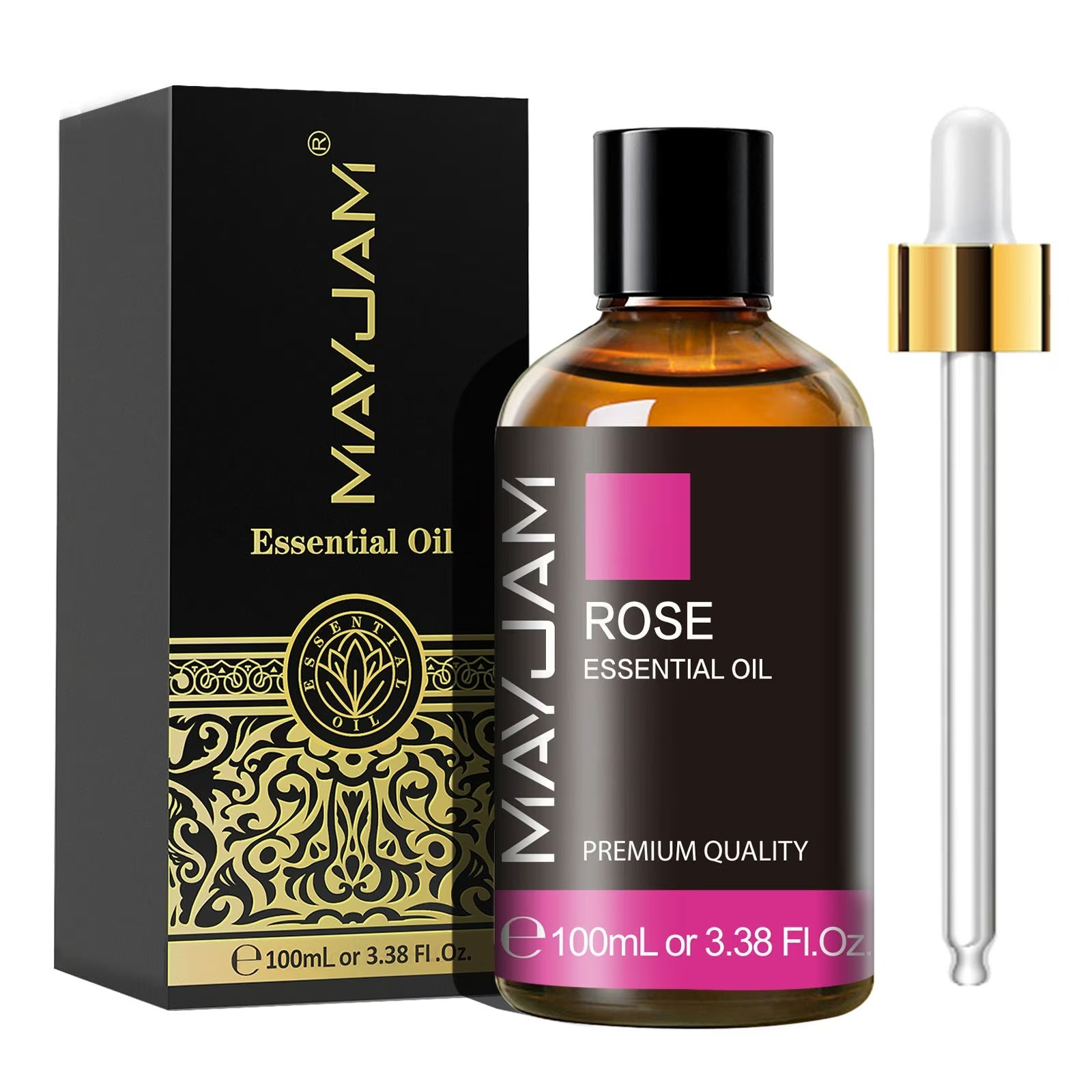 100ml Essential Oil | Natural Aromatherapy Scent | Mayjam - Rose - Image 39