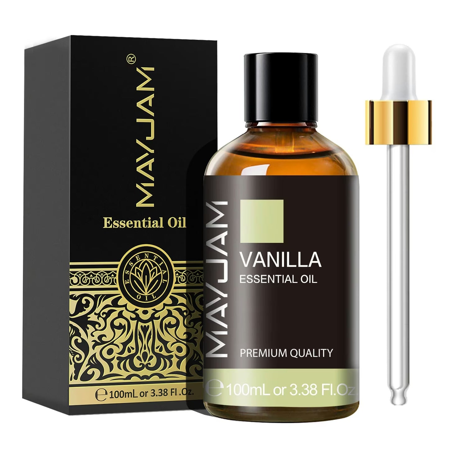100ml Essential Oil | Natural Aromatherapy Scent | Mayjam - Vanilla - Image 48