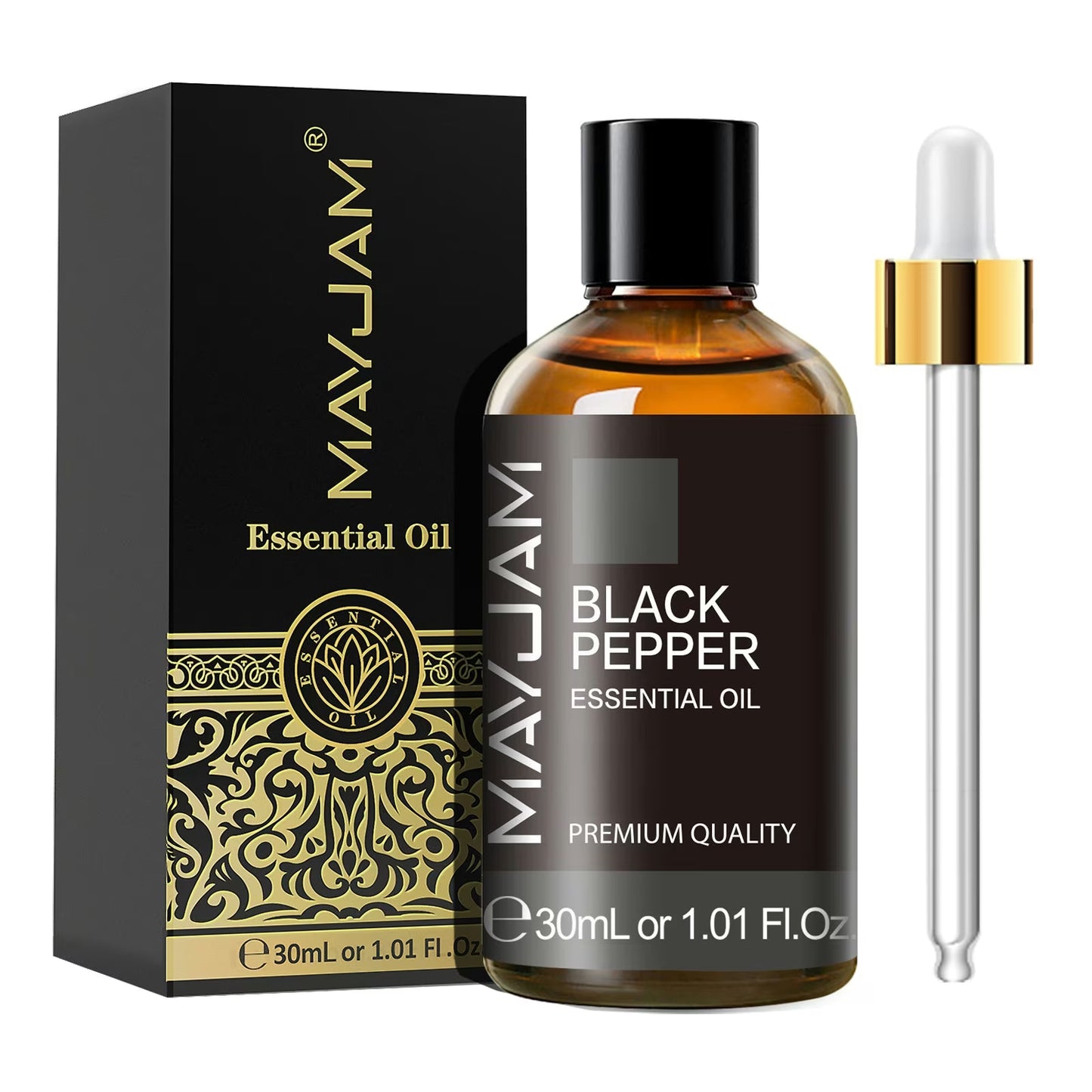 30ml Essential Oil | Natural Aromatherapy Scent | Mayjam - Black Pepper - Image 3
