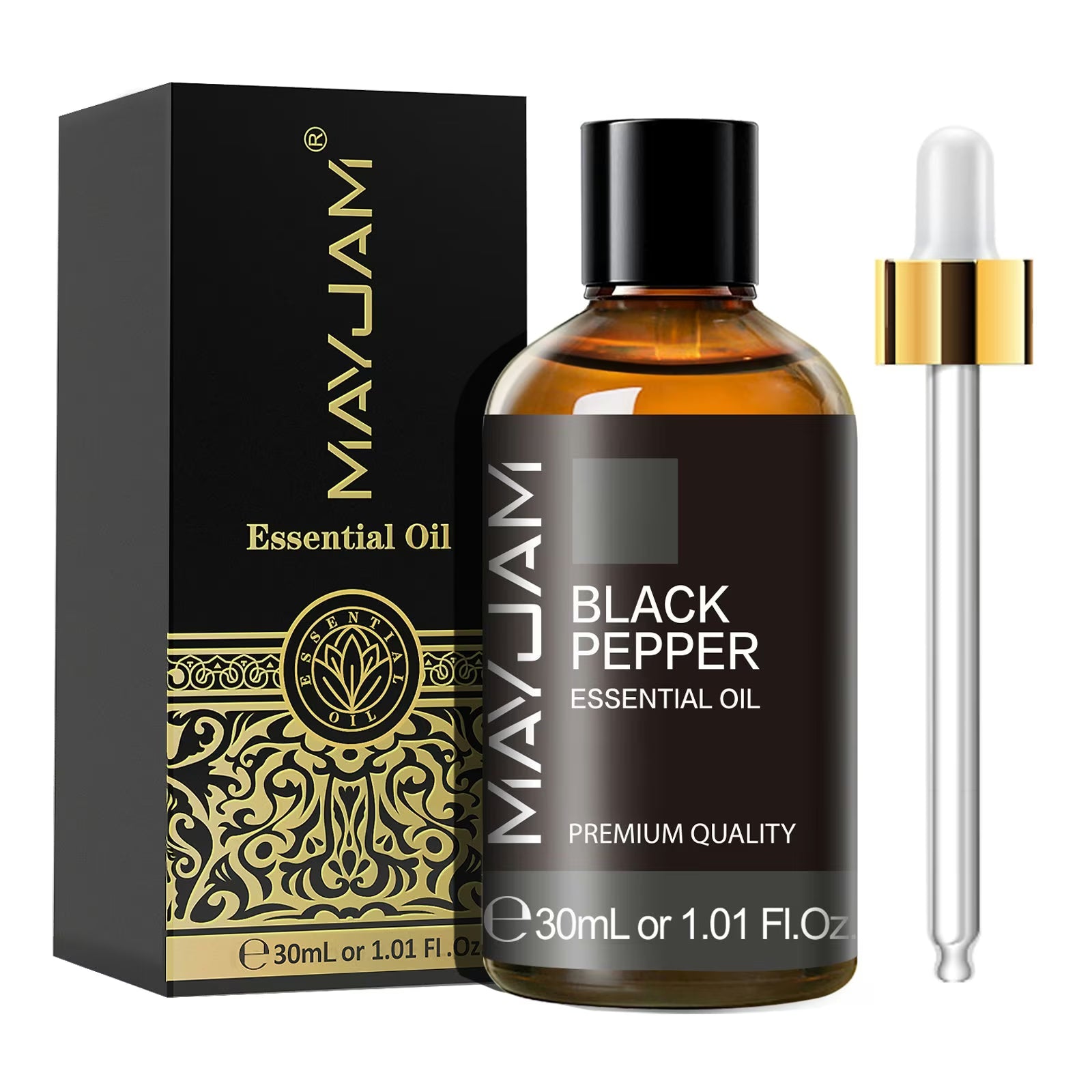 30ml Essential Oil | Natural Aromatherapy Scent | Mayjam - Black Pepper - Image 3
