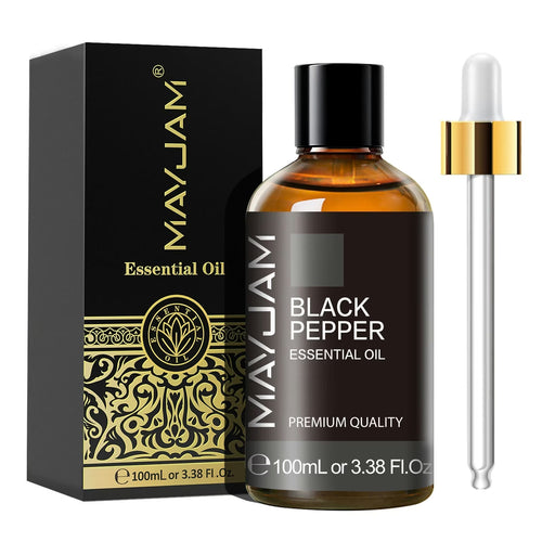 Black Pepper Essential Oil | Natural Aromatherapy | Mayjam - 100ml