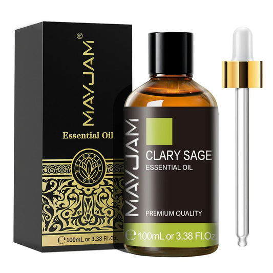Clary Sage Essential Oil | Natural Aromatherapy | Mayjam - 100ml