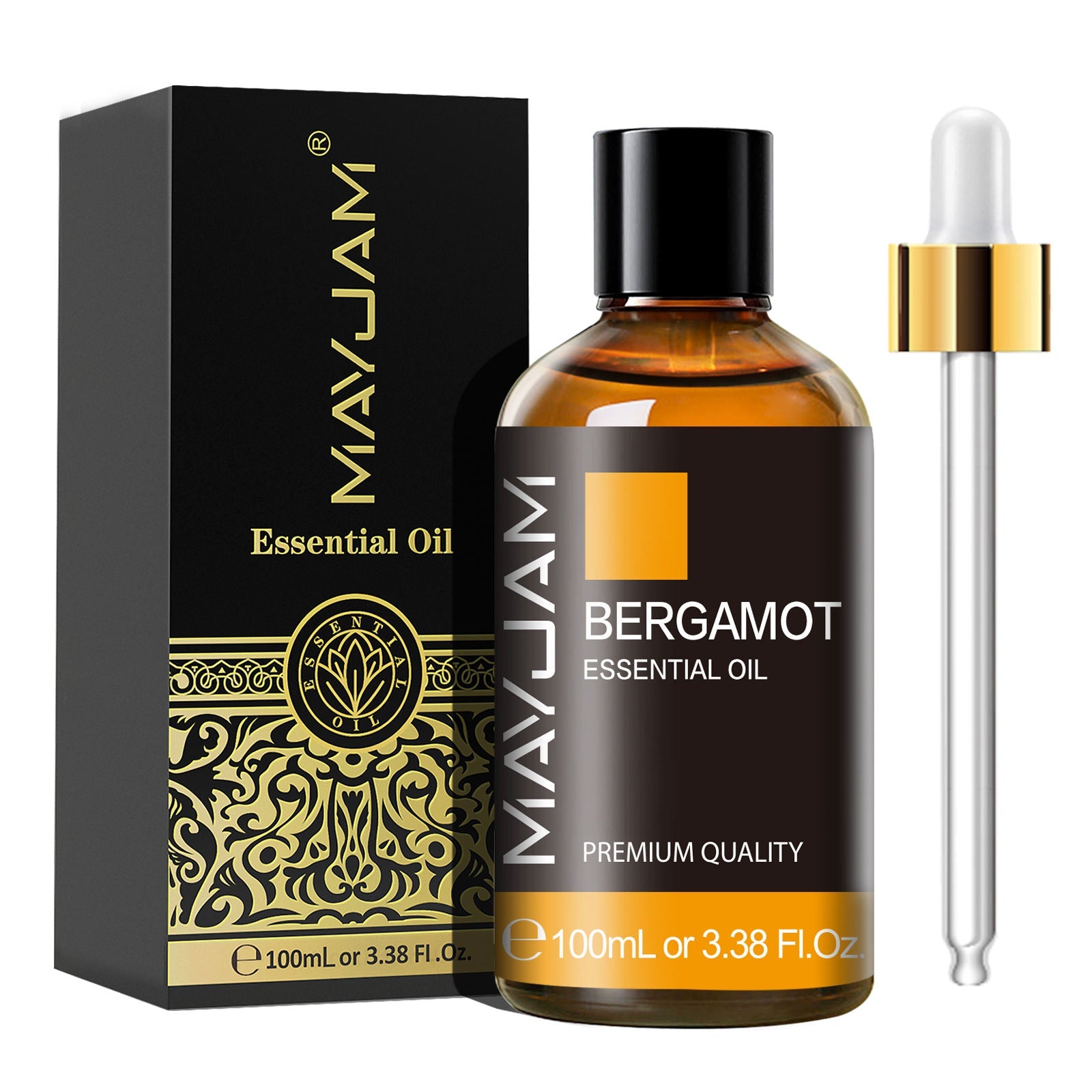 100ml Essential Oil | Natural Aromatherapy Scent | Mayjam Bergamot