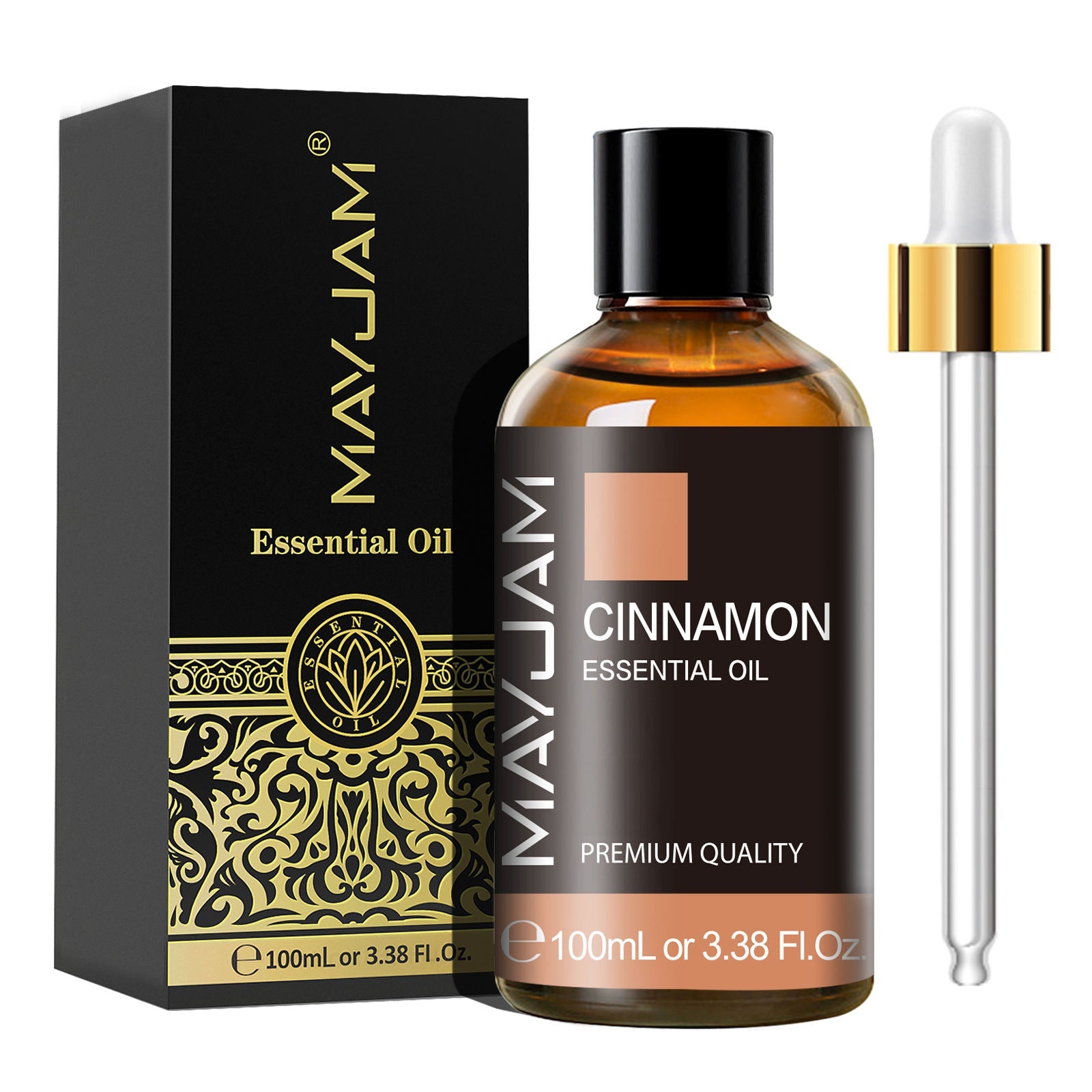100ml Essential Oil | Natural Aromatherapy Scent | Mayjam Cinnamon