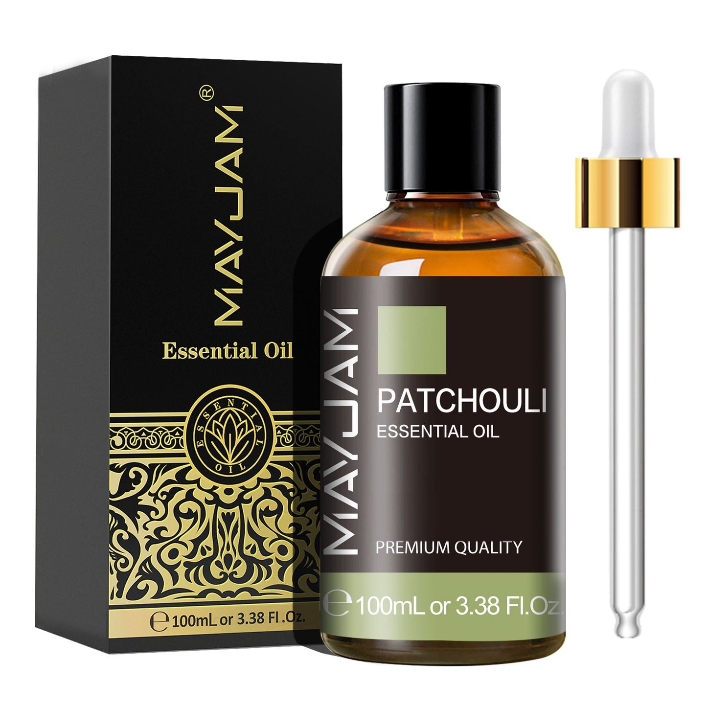 100ml Essential Oil | Natural Aromatherapy Scent | Mayjam Patchouli