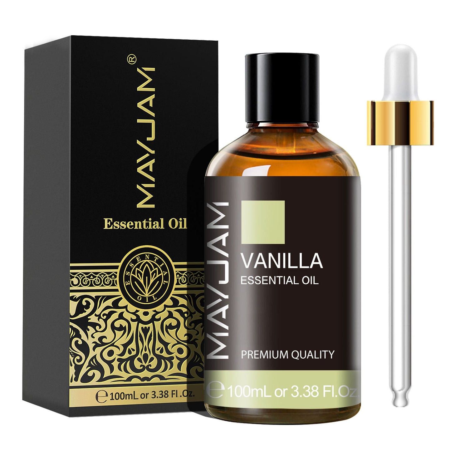 100ml Essential Oil | Natural Aromatherapy Scent | Mayjam Vanilla