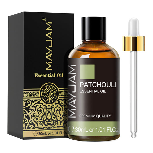 Patchouli Essential Oil 30ml | Natural Aromatherapy Scent | Mayjam Patchouli - 30ml