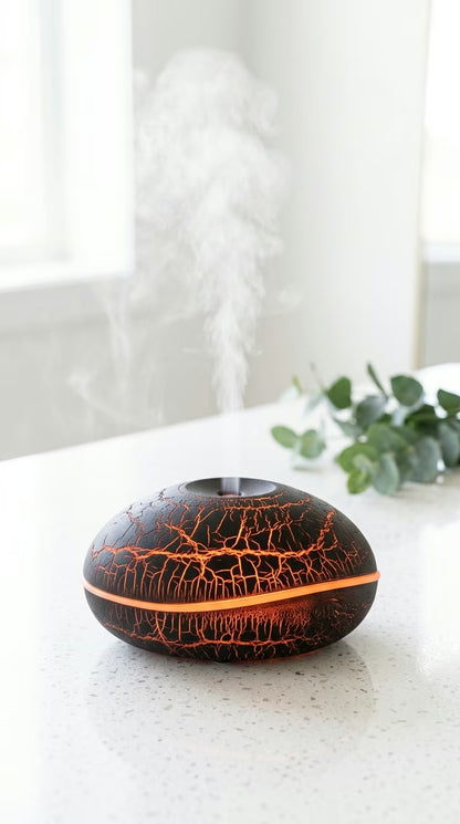 Flame Aroma Diffuser 200ml | Essential Oil Humidifier with Remote & 7-Color LED Light | Mayjam - Image 13