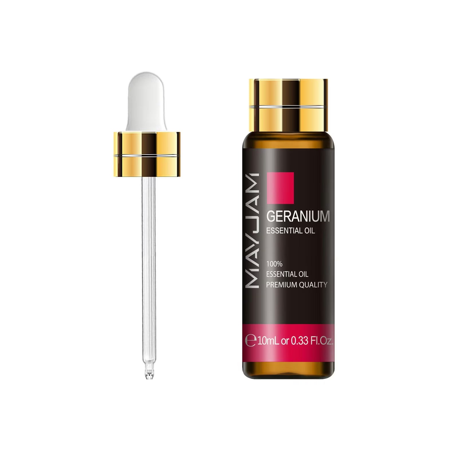 Geranium Essential Oil | Natural Aromatherapy | Mayjam - 10ml - Image 3