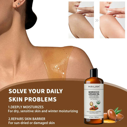 MAYJAM Pure Organic Carrier Oil Collection - Cold Pressed, 473ml - Image 4