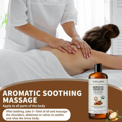 MAYJAM Pure Organic Carrier Oil Collection - Cold Pressed, 473ml - Image 5