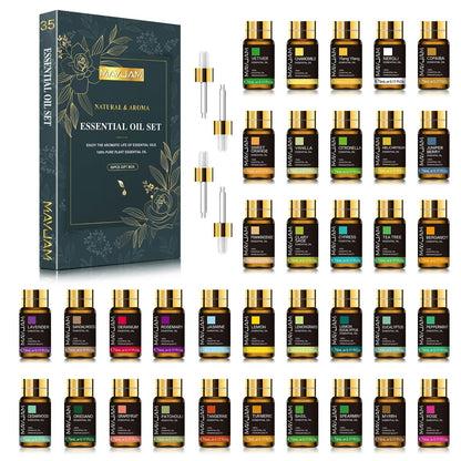 Natural & Aroma Essential Oil Gift Box 35 Bottles | Discovery Collection | Mayjam - Image 3